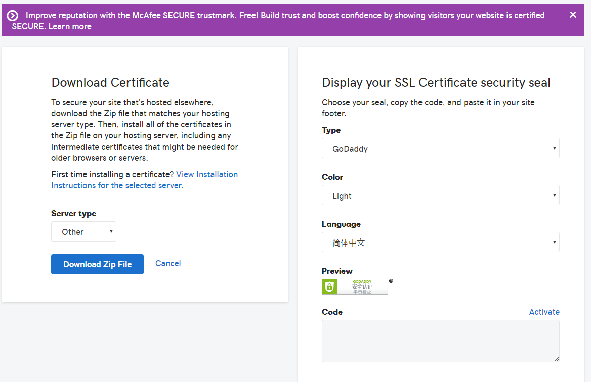 Godaddy Ssl Ready